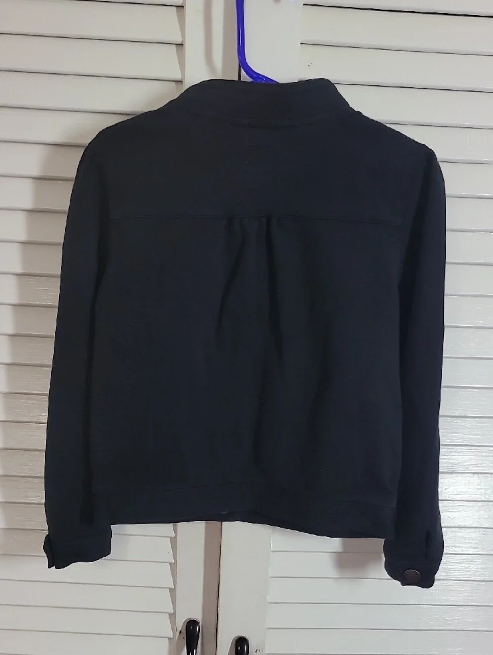 GAP BabyGap Black Toddler Jacket with Silver Zipper
